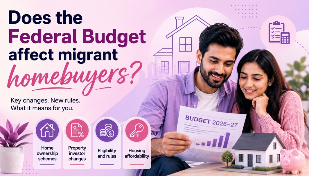 Does the Federal Budget affect migrant homebuyers?
