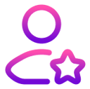bheja user star icon